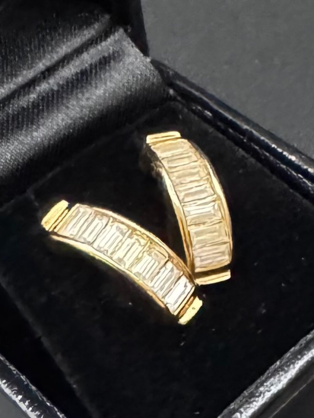 Christian Dior Vintage Crystal Clip-on Earrings